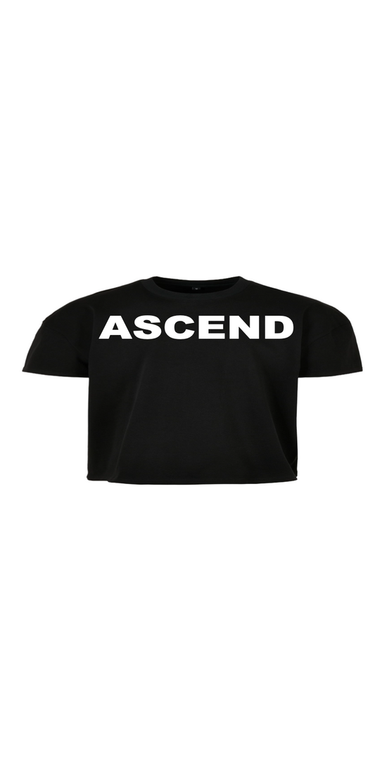Duvachon ASCEND black tee, front